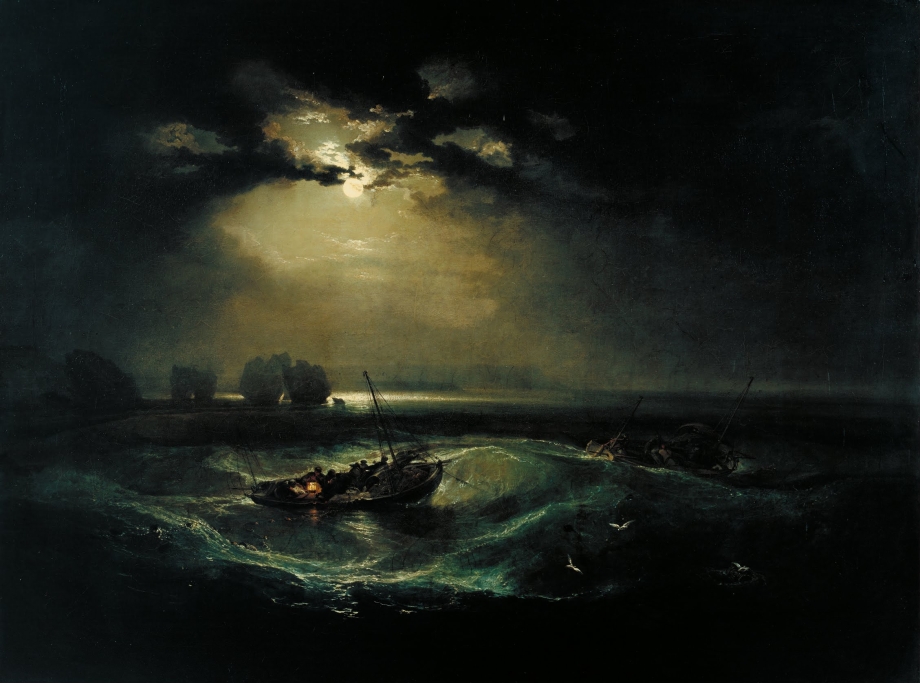 Fishermen at Sea - J.W. Turner